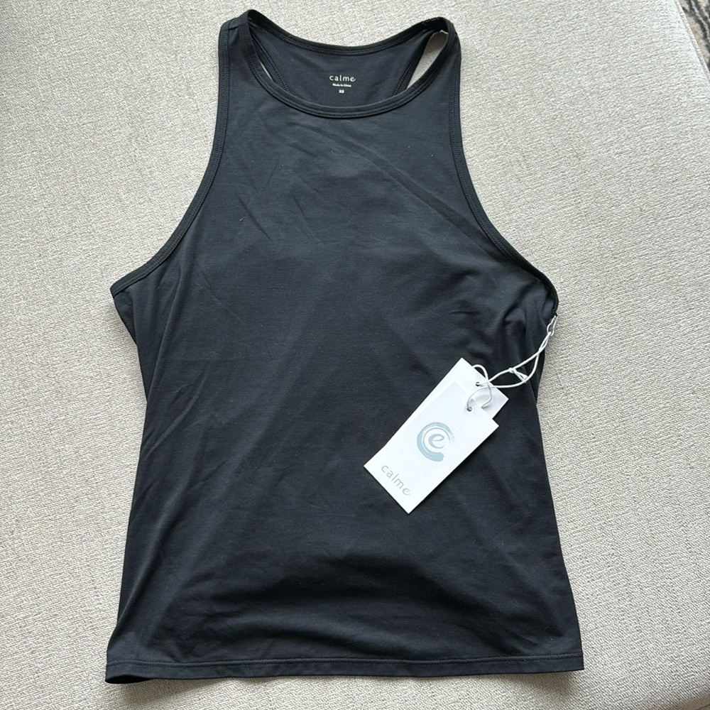 calme by johnny was ease racerback tank